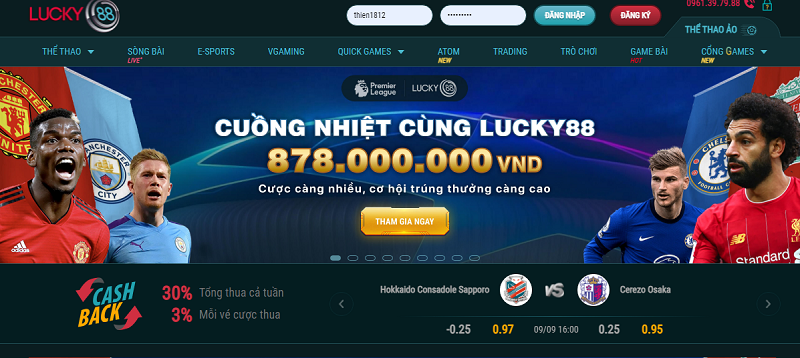 Lucky88 – Sân chơi đẳng cấp cho dân chơi Việt